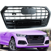 Schwarz Frontgrill Kühlergrill für Audi Q5 FY S Line SQ5 2017-2020 mit PDC