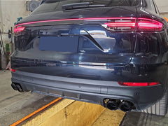 Sport Auspuff Auspuffblenden Endrohre für Porsche Cayenne PO536 9YA E-Hybrid S E-Hybrid 2017-2024 et142