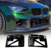 NEU Lüftungsgitter Front Stoßstange Lufteinlässe Gitter 100% Carbon Passend für M2 G87 2022-2024