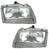 Scheinwerfer Set für Fiat Cinquecento 170 1991-1999 H4 R2 Streuscheibe LWR