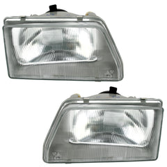 Scheinwerfer Set für Fiat Cinquecento 170 1991-1999 H4 R2 Streuscheibe LWR