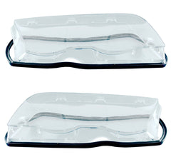 Halogen Xenon Scheinwerferglas Scheinwerfer Set für BMW E46 98-01 Limo Touring