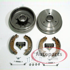 NEU 280mm + 203mm Bremsen Set vorne Bremstrommeln Zubeh hinten für Smart Fortwo Cabrio 451 2007-2012