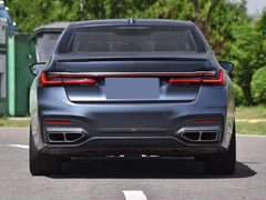 NEU Sport Optik Auspuffblenden Endrohr Auspuff Chrom Passend für 7er G11 G12 19-21 et238