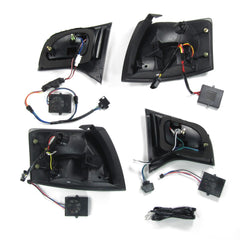 JOM LED Rückleuchten Set für Audi A4 B7 Avant Kombi in DUNKEL ROT CHERRY KIRSCH