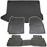 NEU Gummifußmatten Kofferraumwanne Fußmatten Set für Hyundai Kona 2017-2024