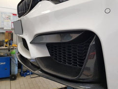 NEU Carbon Optik Front Stoßstange Aero Flaps Splitter Passend für M3 F80 M4 F82 F83 2014-2020