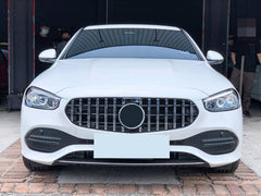 GT Chrom Küherlgrill Front Grill für Mercedes Benz W206 S206 mit Serienstoßstange ab 2021 fg304