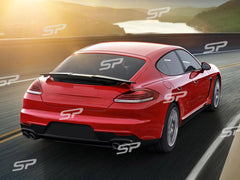 Schwarz Auspuffblenden Endrohre Endrohrblende für Porsche Panamera 970 2009-2013 et167