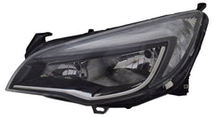 NEU Scheinwerfer Set Schwarz Chrom für Opel Astra J 2012-2015 H7 LWR Stellmotor mit E-Prüfzeichen