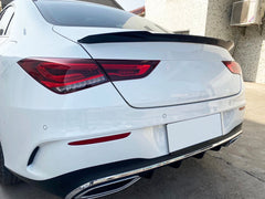 Spoiler Heckspoiler Schwarz Glanz für Mercedes CLA C118 2019 2020 2021 2022 sp68