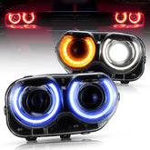 NEU LED Halogen RGB Frontscheinwerfer für Dodge Challenger SE R/T Set 2015-21