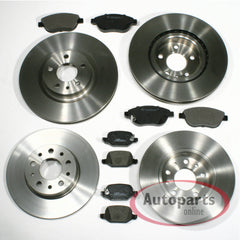 NEU 300mm + 296mm Bremsen Set + Beläge + ABS Ringe vorne hinten für Iveco Daily 2006-2011