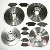 NEU 300mm + 296mm Bremsen Set + Beläge + ABS Ringe vorne hinten für Iveco Daily 2006-2011