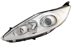 NEU Halogen Scheinwerfer links / rechts Chrom für Ford Fiesta MK7 2008-2012 H1 H7 mit E-Prüfzeichen