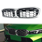 NEU Kühlergrill Wabengrill Nieren Grill Chrom Passend für3er G20 G21 LCI 2023+