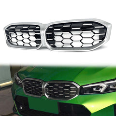 NEU Kühlergrill Wabengrill Nieren Grill Chrom Passend für3er G20 G21 LCI 2023+