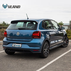 NEU LED Dynamische Heckleuchte Rückleuchten Rot Rauch für VW Polo 6R 6C 2009-2017