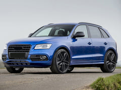 Schwarz Chrom Nebelscheinwerfer Gitter Blenden Grill für AUDI Q5 8R S Line 2013-2017 fg336