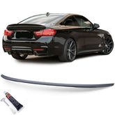 Sport Heckspoiler Lippe Schwarz Glanz mit ABE für BMW 4er F32 Coupe ab 13