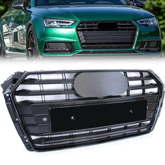 Kühlergrill Grill Frontgrill Schwarz für Audi A4 S4 B9 Limo Avant S-Line 2015-2019 Sales