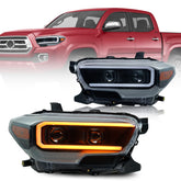 NEU LED Scheinwerfer DRL Reflektor für Toyota Tacoma 2015-2020