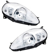 NEU Halogen Scheinwerfer Set für Fiat Grande Punto 199 ab 2008 Facelift mit E-Prüfzeichen