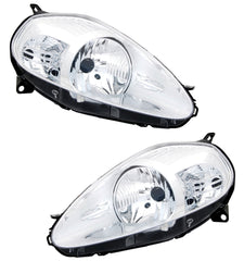 NEU Halogen Scheinwerfer Set für Fiat Grande Punto 199 ab 2008 Facelift mit E-Prüfzeichen