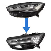 Für Audi A6 C7 16-18 LED Scheinwerfer Frontscheinwerfer Direct Plug-in