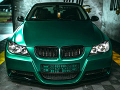 Scheinwerferblenden Böser Blick Schwarz Glanz Passend für 3er E90 2005-2012