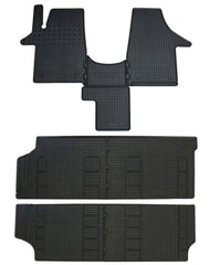 NEU Gummifußmatten Auslage Fußmatten Set Matten Gummimatten für VW T5 2003+ T6 2015-2019