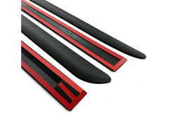 Seitenschutzleisten Türschutz ABS für Nissan Micra ab 2011 Schwarz Türleisten