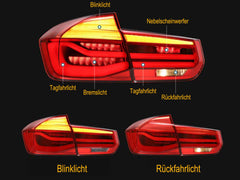LED Rückleuchten Rücklicht Rot für BMW 3er F30 F80 2012-2018 Sequenzielles Blink