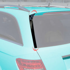 Heck Vertikale Spoiler Flügel Flaps Schwarz für Mercedes C Klasse S204 T-Model 2007-2014 pz45