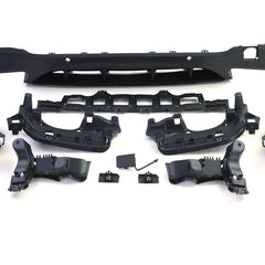 Sport Heckdiffusor Diffusor mit Auspuff Chrom für Mercedes GLC X253 SUV ab 15