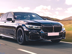 Kühlergrill Nieren Grille Frontgrill Glanz Schwarz Passend für 7er G11 G12 LCI ab 2019