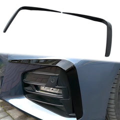 Front Stoßstange Aero Flaps Flossen Passend für BMW 4er G22 G23 425i 430i M440i Sport Paket ab 2021