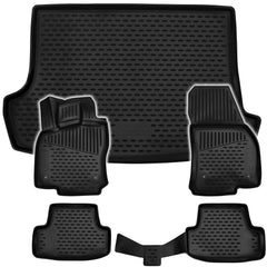 NEU Gummimatten Kofferraumwanne Laderaumwanne Fußmatten Set für VW T-Roc 2017-2024