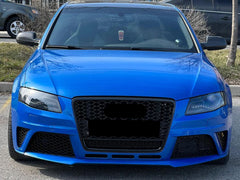 Grill Wabengrill Kühlergrill Schwarz für AUDI A4 B8 Limo Avant 2007-2011 fg197