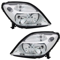 NEU Halogen Scheinwerfer Set LWR Streuscheibe für Renault Scenic 1999-2003 H1 H7 mit E-Prüfzeichen