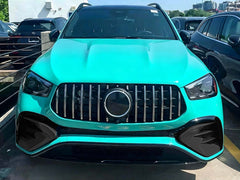 Vorne Stoßstange Rahmen Lüftungsgitter Schwarz für Mercedes GLE W167 GLE53 AMG Line 19-23