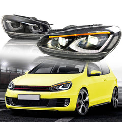 NEU LED Scheinwerfer für 2014-2019 2017 Volkswagen Golf MK7 Sequenzielle Set