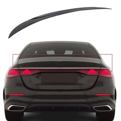 Neu Heckspoiler Spoiler Spoilerlippe Schwarz für Mercedes E-Klasse W214 2023 2024