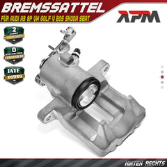 Bremssattel Bremszange Hinten Rechts für Audi A3 8P VW Golf 5 6 EOS Skoda Seat