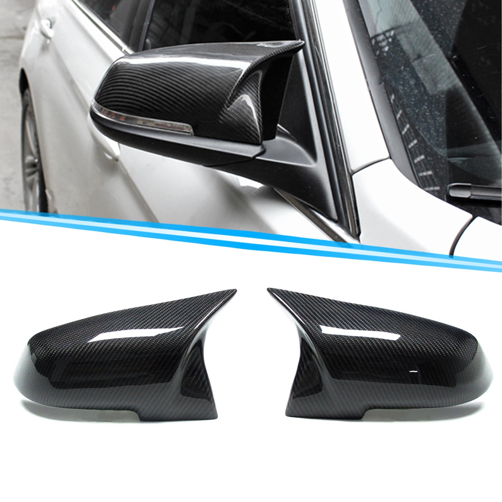Cstar Dry Carbon Spiegelkappen V2.0 passend für BMW F20 F21 F22