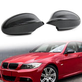 Carbon Fiber Außenspiegel Spiegelkappen Kappen für BMW 3er E90 E91 2005-2008 Pre-LCI