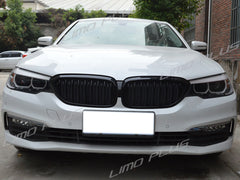 Kühlergrill Nieren Grille Grill Glanz Schwarz Passend für 5er G30 G31 2017-2020