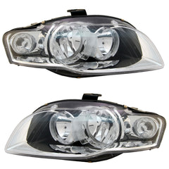 NEU Halogen Scheinwerfer Set für Audi A4 B7 2006-2008 Motor elektr H7 mit E-Prüfzeichen