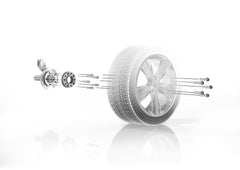 NEU 25mm Spurverbreiterung + Befestigung für VW Transporter Multivan T5 T6