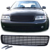 NEU Kühlergrill Frontgrill Sport Grill Schwarz für Audi A4 B5 1994-2000 Ohne Emblem